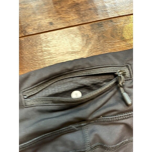 Lululemon Black Cropped Running Legging Capri Sz 8 - Picture 4 of 4